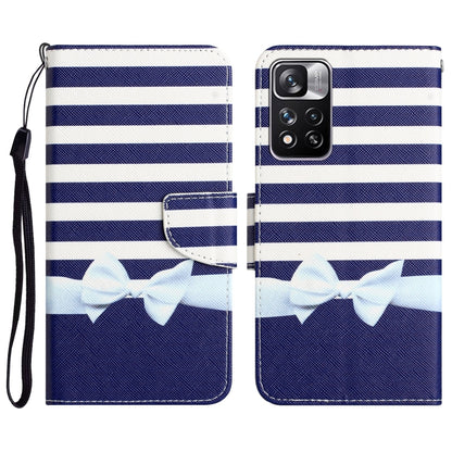 Colored Drawing Leather Phone Case, For Xiaomi Redmi Note 11 Pro 5G