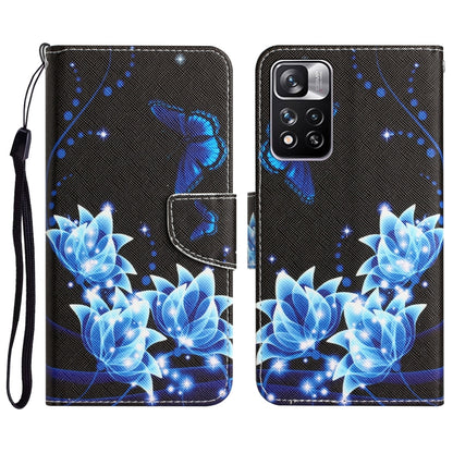 Colored Drawing Leather Phone Case, For Xiaomi Redmi Note 11 Pro 5G
