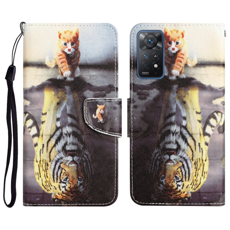 Colored Drawing Leather Phone Case, For Xiaomi Redmi Note 11 Pro Global