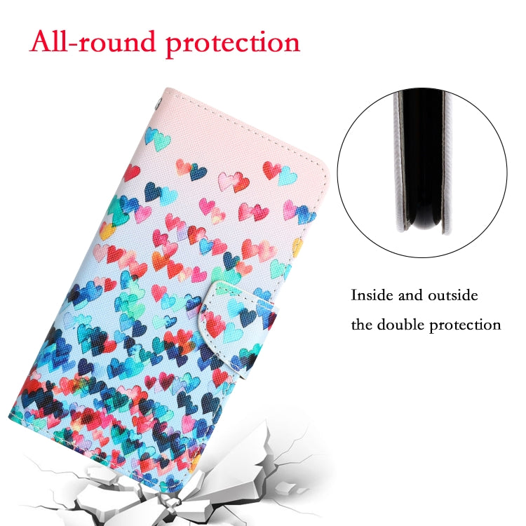 Colored Drawing Leather Phone Case, For Xiaomi Redmi Note 10 Pro 4G