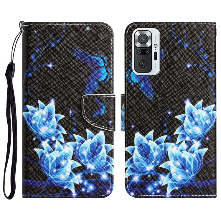 Colored Drawing Leather Phone Case, For Xiaomi Redmi Note 10 Pro 4G