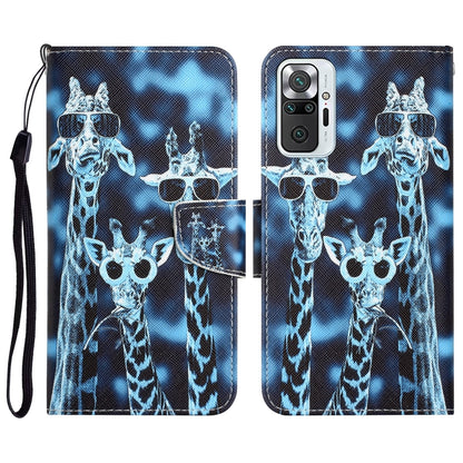 Colored Drawing Leather Phone Case, For Xiaomi Redmi Note 10 Pro 4G