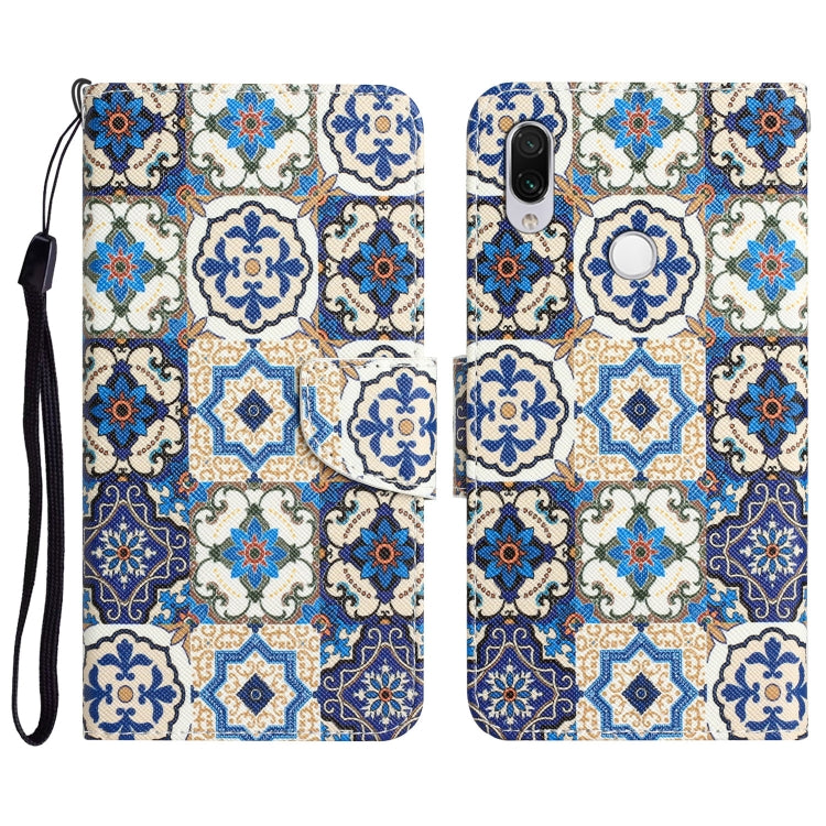 Colored Drawing Leather Phone Case, For Xiaomi Redmi Note 7 / 7 Pro