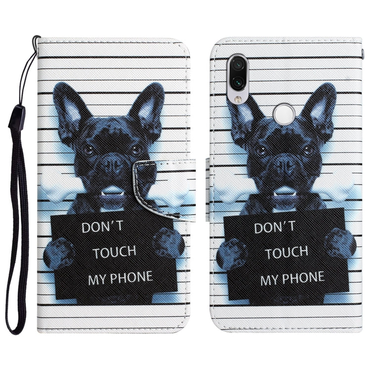 Colored Drawing Leather Phone Case, For Xiaomi Redmi Note 7 / 7 Pro