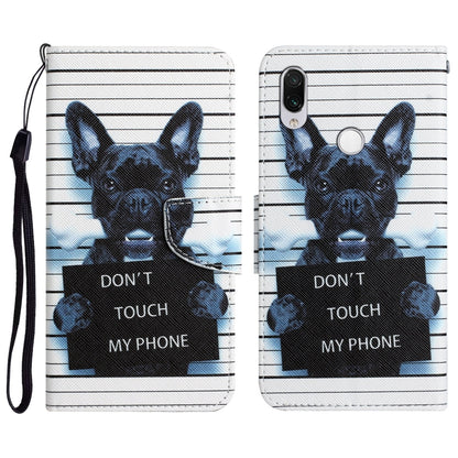 Colored Drawing Leather Phone Case, For Xiaomi Redmi Note 7 / 7 Pro