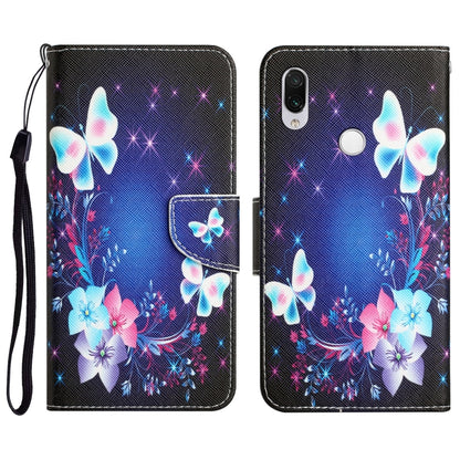 Colored Drawing Leather Phone Case, For Xiaomi Redmi Note 7 / 7 Pro