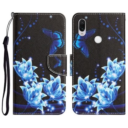 Colored Drawing Leather Phone Case, For Xiaomi Redmi Note 7 / 7 Pro