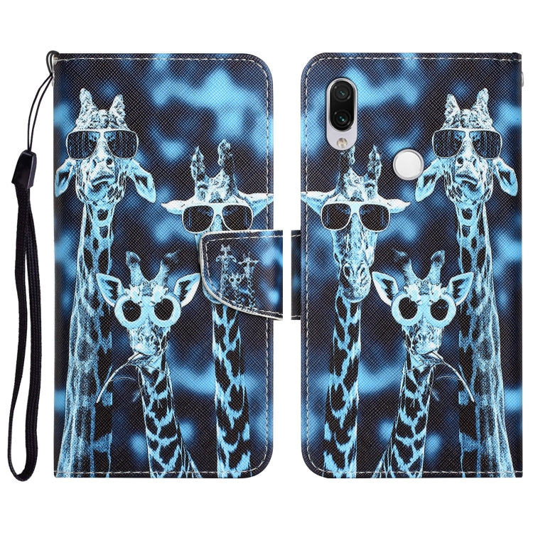 Colored Drawing Leather Phone Case, For Xiaomi Redmi Note 7 / 7 Pro
