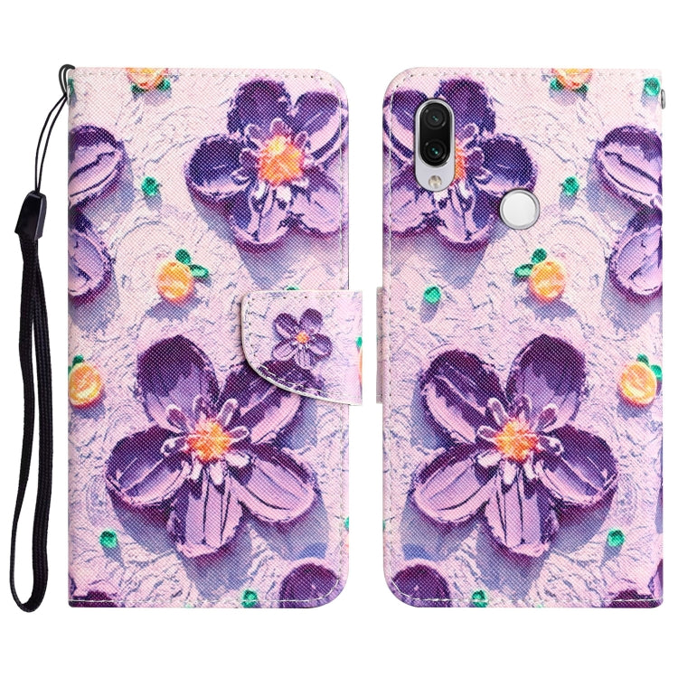 Colored Drawing Leather Phone Case, For Xiaomi Redmi Note 7 / 7 Pro
