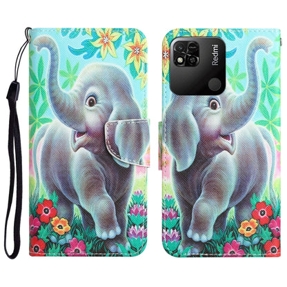 Colored Drawing Leather Phone Case, For Xiaomi Redmi 9C / 10A