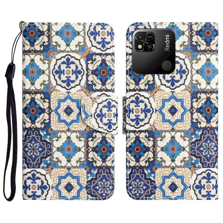 Colored Drawing Leather Phone Case, For Xiaomi Redmi 9C / 10A