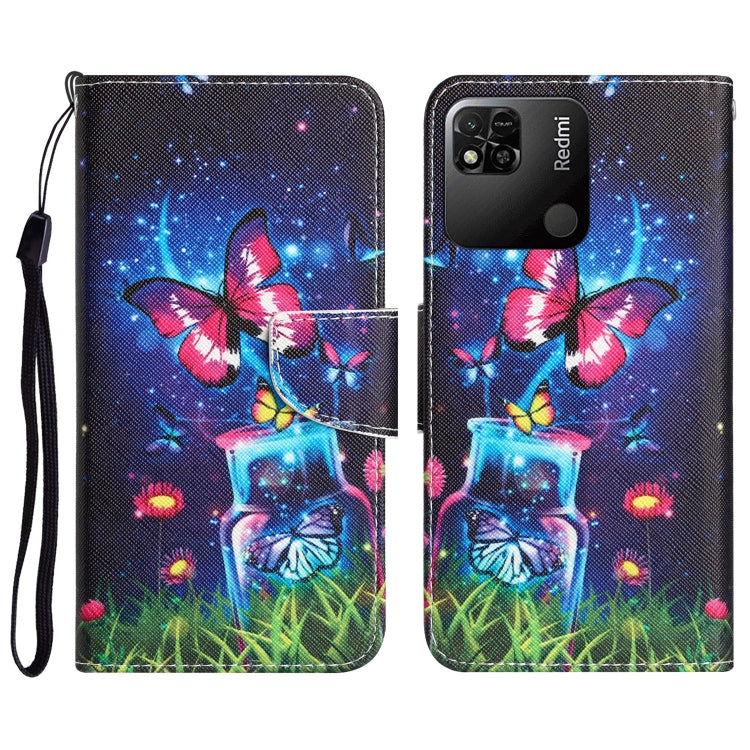Colored Drawing Leather Phone Case, For Xiaomi Redmi 9C / 10A
