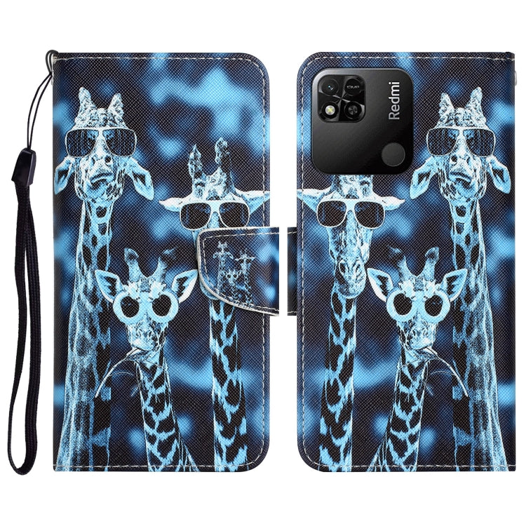 Colored Drawing Leather Phone Case, For Xiaomi Redmi 9C / 10A