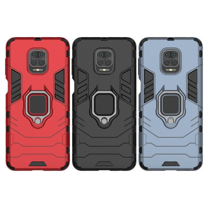 Shockproof PC + TPU Protective Case with Magnetic Ring Holder, For Xiaomi Redmi Note 9 Pro Max