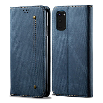 Denim Texture Casual Style Horizontal Flip Leather Case with Holder & Card Slots & Wallet, For OPPO Reno 3 5G / Reno 3 Youth, For OnePlus 8 Pro, For Galaxy S20, For Galaxy S20 Plus, For Galaxy S20 Ultra, For OnePlus 8