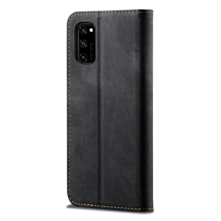 Denim Texture Casual Style Horizontal Flip Leather Case with Holder & Card Slots & Wallet, For Huawei Honor 30, For Huawei Honor 30S