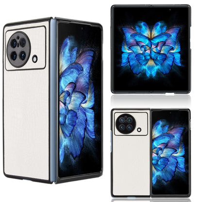 Shockproof Crocodile Texture PC + PU Case, For OPPO Find N, For vivo X Fold, For Huawei P50 Pocket