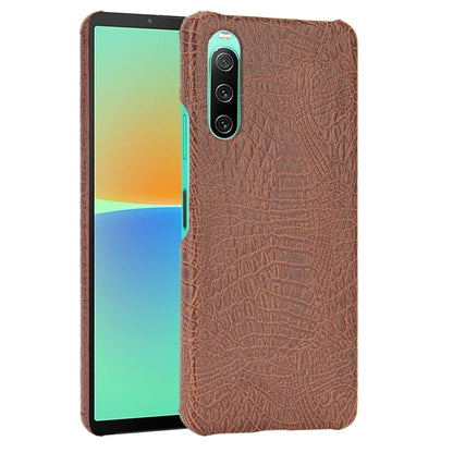Shockproof Crocodile Texture PC + PU Case, For Honor Magic V, For Sony Xperia 1 IV, For Sony Xperia 10 IV