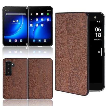 Shockproof Crocodile Texture PC + PU Case, For Sony Xperia Ace III, For Microsoft Surface Duo 2