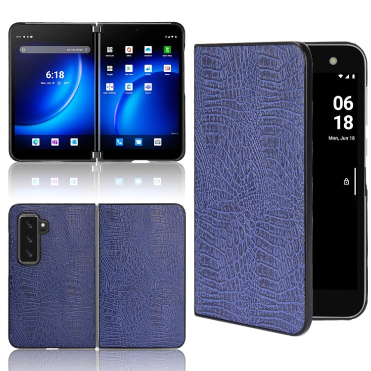 Shockproof Crocodile Texture PC + PU Case, For Sony Xperia Ace III, For Microsoft Surface Duo 2
