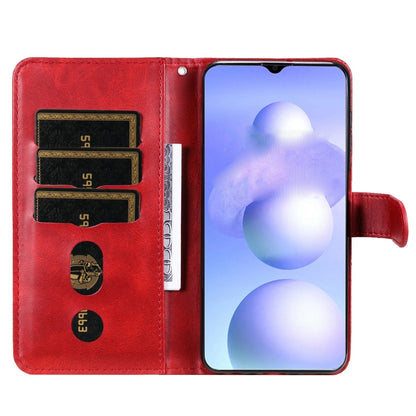 Calf Texture Zipper Leather Phone Case, For Xiaomi Poco M4 5G