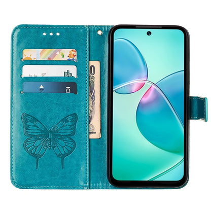 Embossed Butterfly Flip Leather Phone Case, For Infinix Hot 12 Play/Hot 12 Play NFC X6816C, For Infinix Hot 12i X665, For Infinix Hot 12 X6817