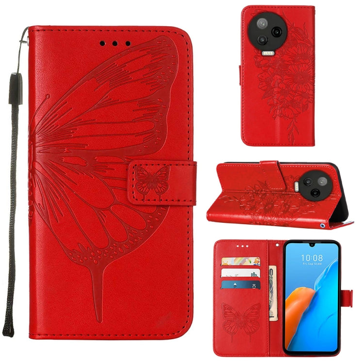 Embossed Butterfly Flip Leather Phone Case, For Infinix Note 12 Pro 4G, For Infinix Note 12 Pro 5G, For Infinix Note 12 G96