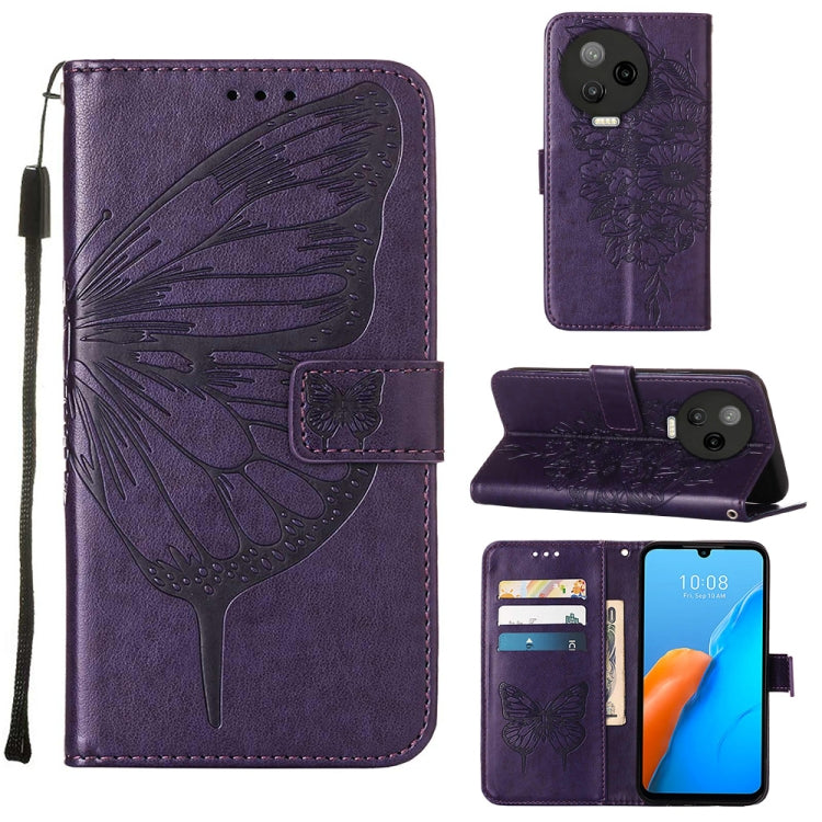 Embossed Butterfly Flip Leather Phone Case, For Infinix Note 12 Pro 4G, For Infinix Note 12 Pro 5G, For Infinix Note 12 G96