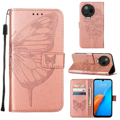 Embossed Butterfly Flip Leather Phone Case, For Infinix Note 12 Pro 4G, For Infinix Note 12 Pro 5G, For Infinix Note 12 G96