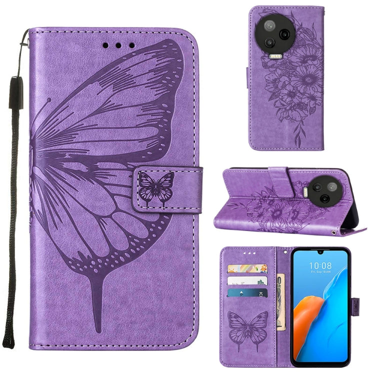 Embossed Butterfly Flip Leather Phone Case, For Infinix Note 12 Pro 4G, For Infinix Note 12 Pro 5G, For Infinix Note 12 G96
