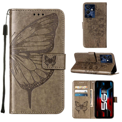 Embossed Butterfly Flip Leather Phone Case, For Infinix Note 12 Pro 4G, For Infinix Note 12 Pro 5G, For Infinix Note 12 G96