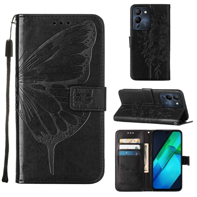 Embossed Butterfly Flip Leather Phone Case, For Infinix Note 12 Pro 4G, For Infinix Note 12 Pro 5G, For Infinix Note 12 G96