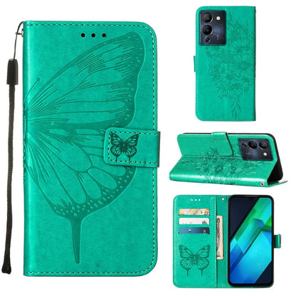 Embossed Butterfly Flip Leather Phone Case, For Infinix Note 12 Pro 4G, For Infinix Note 12 Pro 5G, For Infinix Note 12 G96