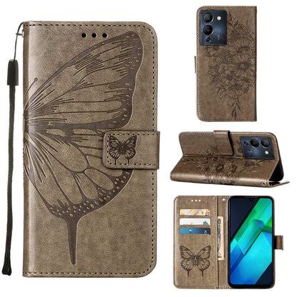 Embossed Butterfly Flip Leather Phone Case, For Infinix Note 12 Pro 4G, For Infinix Note 12 Pro 5G, For Infinix Note 12 G96