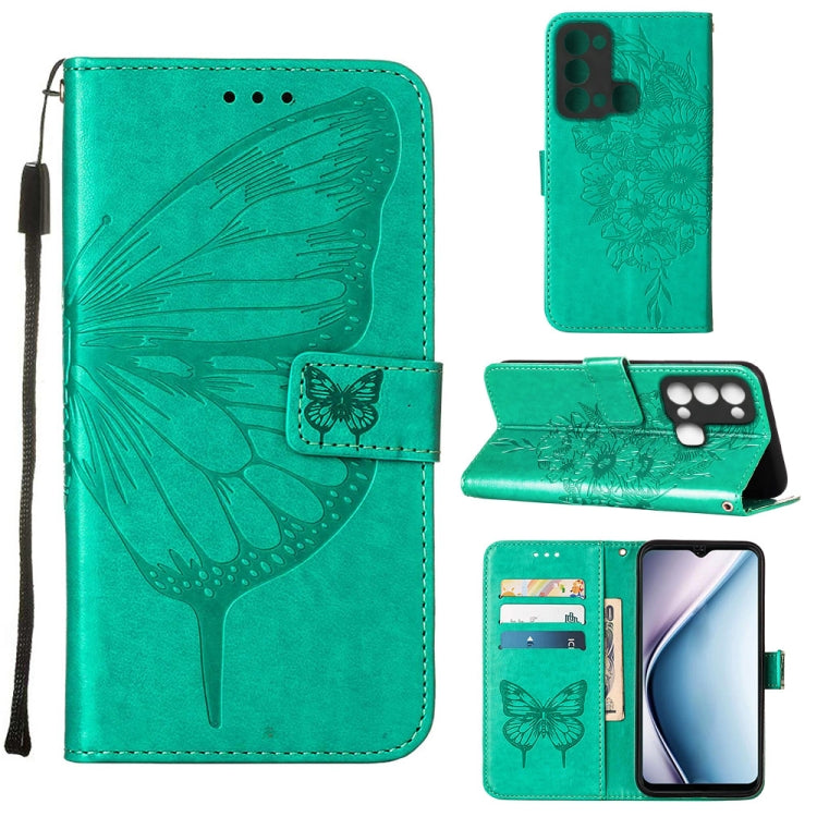Embossed Butterfly Flip Leather Phone Case, For Itel P38/S17/S1661W/Vision 3, For Motorola Edge 30, For Motorola Moto G32