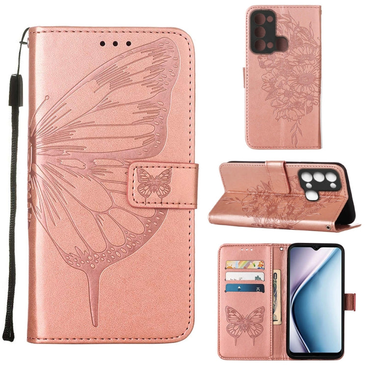 Embossed Butterfly Flip Leather Phone Case, For Itel P38/S17/S1661W/Vision 3, For Motorola Edge 30, For Motorola Moto G32