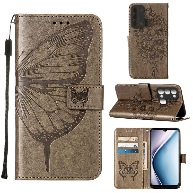 Embossed Butterfly Flip Leather Phone Case, For Itel P38/S17/S1661W/Vision 3, For Motorola Edge 30, For Motorola Moto G32