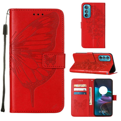 Embossed Butterfly Flip Leather Phone Case, For Itel P38/S17/S1661W/Vision 3, For Motorola Edge 30, For Motorola Moto G32
