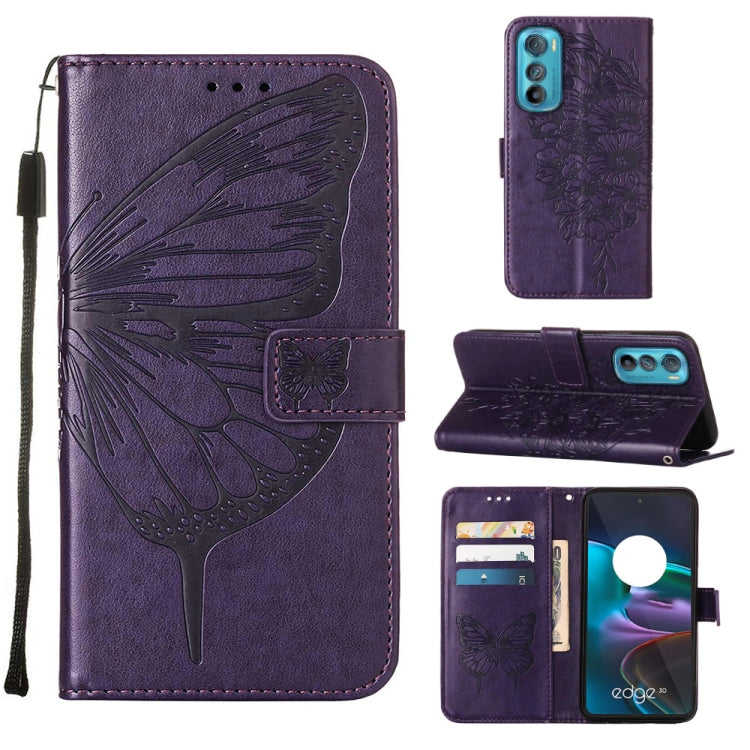 Embossed Butterfly Flip Leather Phone Case, For Itel P38/S17/S1661W/Vision 3, For Motorola Edge 30, For Motorola Moto G32