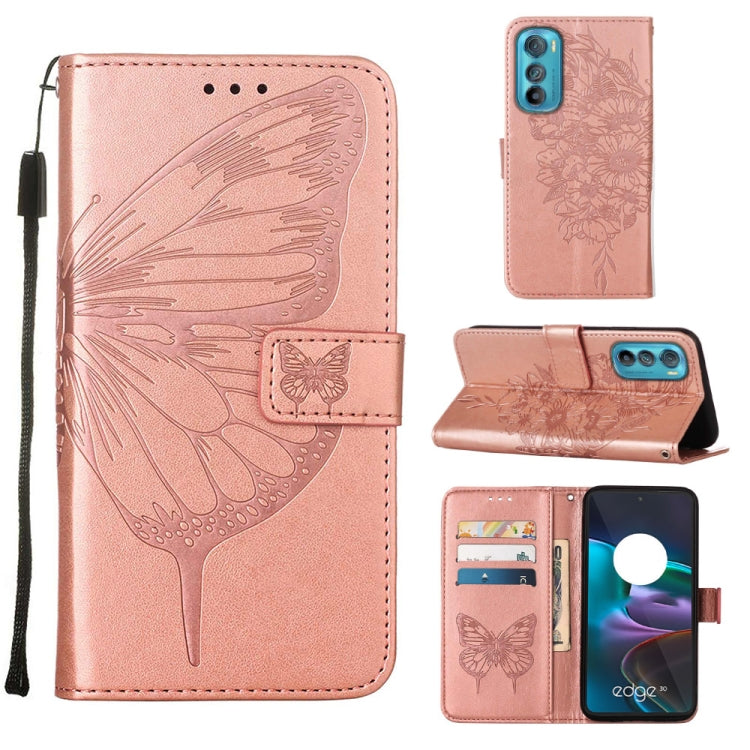 Embossed Butterfly Flip Leather Phone Case, For Itel P38/S17/S1661W/Vision 3, For Motorola Edge 30, For Motorola Moto G32