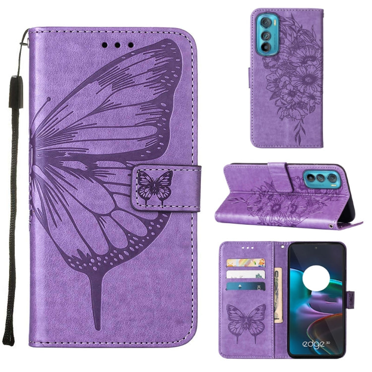 Embossed Butterfly Flip Leather Phone Case, For Itel P38/S17/S1661W/Vision 3, For Motorola Edge 30, For Motorola Moto G32