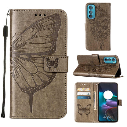 Embossed Butterfly Flip Leather Phone Case, For Itel P38/S17/S1661W/Vision 3, For Motorola Edge 30, For Motorola Moto G32