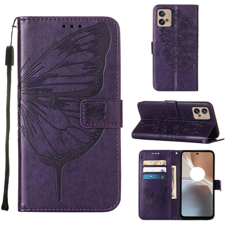 Embossed Butterfly Flip Leather Phone Case, For Itel P38/S17/S1661W/Vision 3, For Motorola Edge 30, For Motorola Moto G32