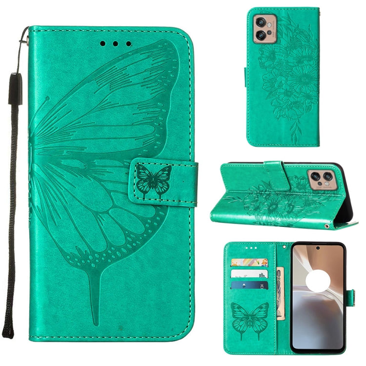 Embossed Butterfly Flip Leather Phone Case, For Itel P38/S17/S1661W/Vision 3, For Motorola Edge 30, For Motorola Moto G32