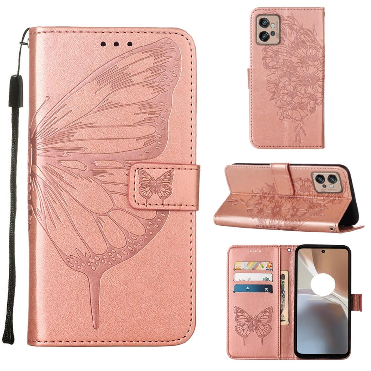 Embossed Butterfly Flip Leather Phone Case, For Itel P38/S17/S1661W/Vision 3, For Motorola Edge 30, For Motorola Moto G32