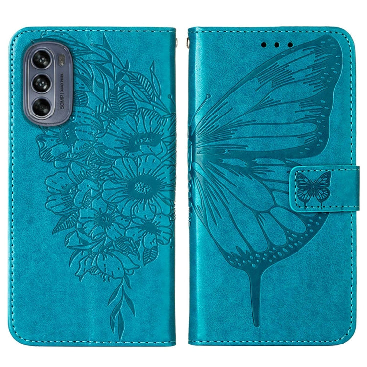 Embossed Butterfly Flip Leather Phone Case, For Motorola Moto G62 5G, For Motorola Moto S30 Pro 5G, For Motorola Moto X30 Pro 5G