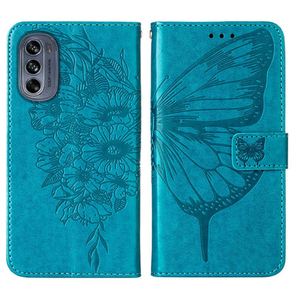 Embossed Butterfly Flip Leather Phone Case, For Motorola Moto G62 5G, For Motorola Moto S30 Pro 5G, For Motorola Moto X30 Pro 5G
