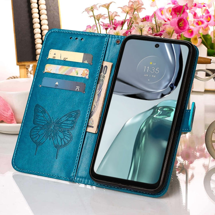 Embossed Butterfly Flip Leather Phone Case, For Motorola Moto G62 5G, For Motorola Moto S30 Pro 5G, For Motorola Moto X30 Pro 5G