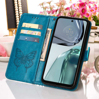 Embossed Butterfly Flip Leather Phone Case, For Motorola Moto G62 5G, For Motorola Moto S30 Pro 5G, For Motorola Moto X30 Pro 5G