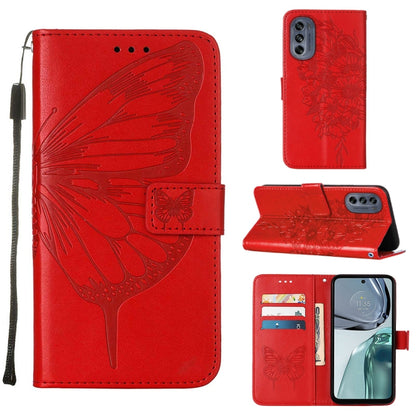 Embossed Butterfly Flip Leather Phone Case, For Motorola Moto G62 5G, For Motorola Moto S30 Pro 5G, For Motorola Moto X30 Pro 5G